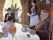 Paul Signac Breakfast oil painting